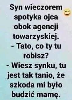 Żarcik...albo i nie