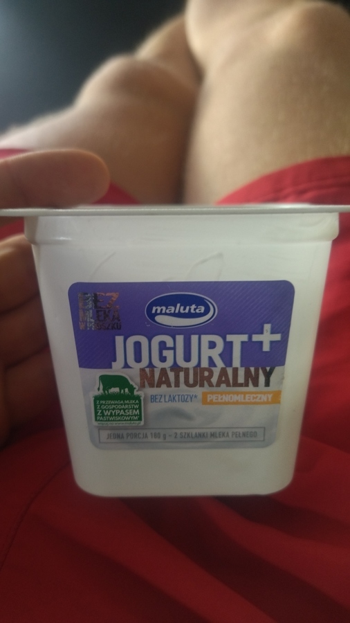 Jogurt firmy Maluta