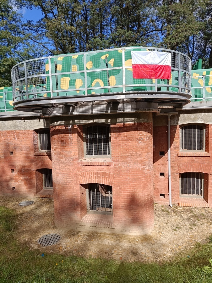 Odnowiony fort na mojej dzielni.