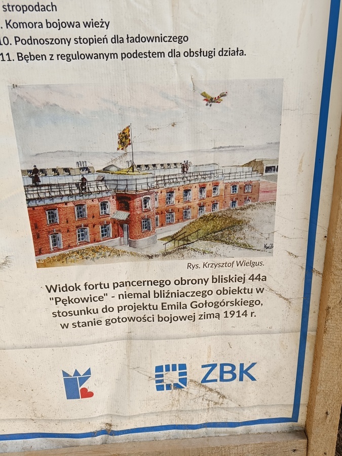 Odnowiony fort na mojej dzielni.