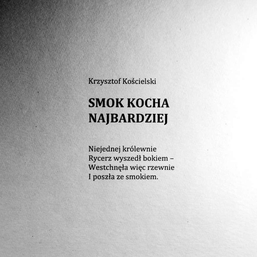 Jak nie kochać..poezji :) 