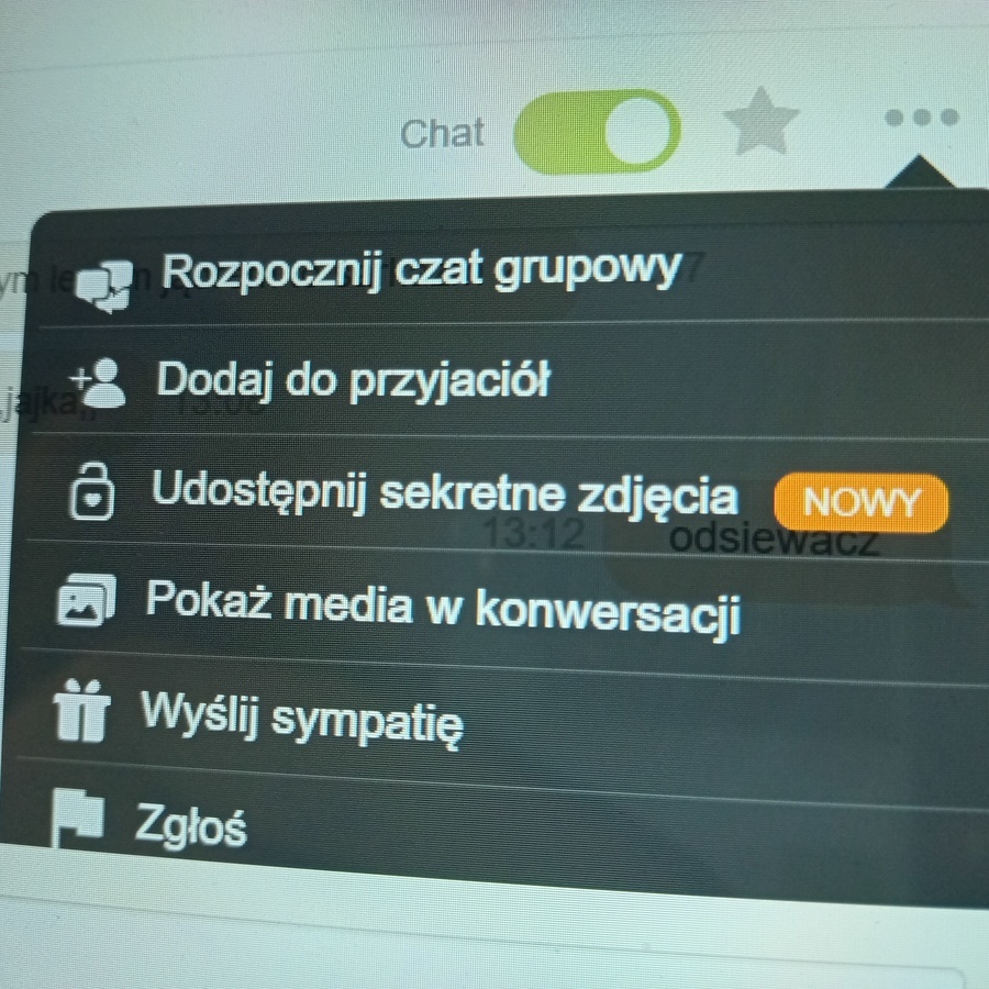 Nie ma takiej opcji